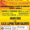 La Lupiae Lecce vince il derby con l’HBari 2003  (56 – 46)