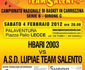 La Lupiae Lecce vince il derby con l’HBari 2003  (56 – 46)