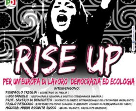 Martano: il PD lancia la campagna europea “Rise Up”