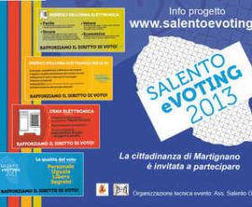 Salento eVoting 2013: domani conferenza di presentazione a Lecce
