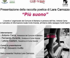 Martano: Corte Grande presenta la poesia di Lara Carrozzo