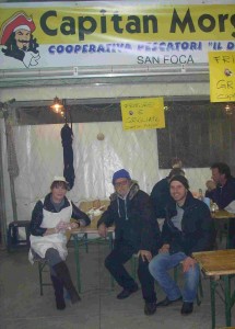Lo stand della Cooperativa pescatori