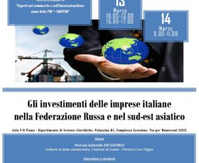 Federazione russa e sud-est asiatico: opportunita’ di investimento per le aziende italiane