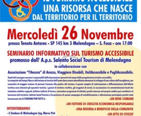 Il turismo accessibile: una risorsa che nasce dal territorio per il territorio