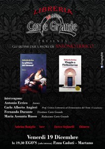 Libreria Corte Grande presenta gli ultimi due lavori di Antonio Errico