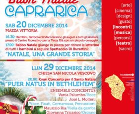 “Buona Natale Caprarica”: quarto evento del Cartellone OpenSalento