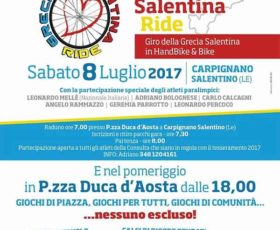 Grecìa Salentina Ride: il Giro della Grecia in Handbike & Bike a Carpignano Salentino
