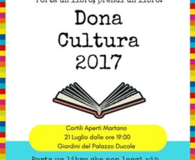 A Martano “Dona Cultura 2017”: Porta un libro, prendi un libro